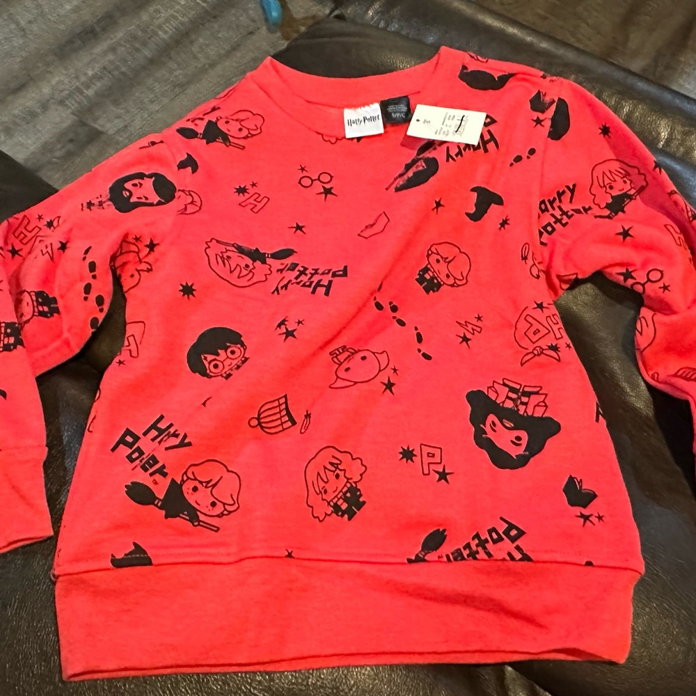 Harry Potter crew neck‎ pullover kids sweatshirt size small NWT